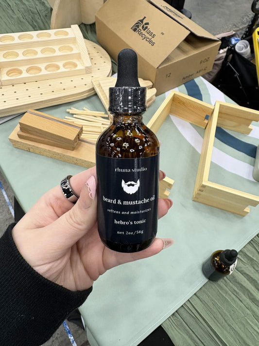 beard and mustache oil