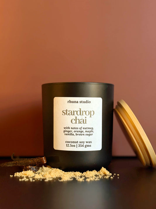 stardrop chai candle (new!)