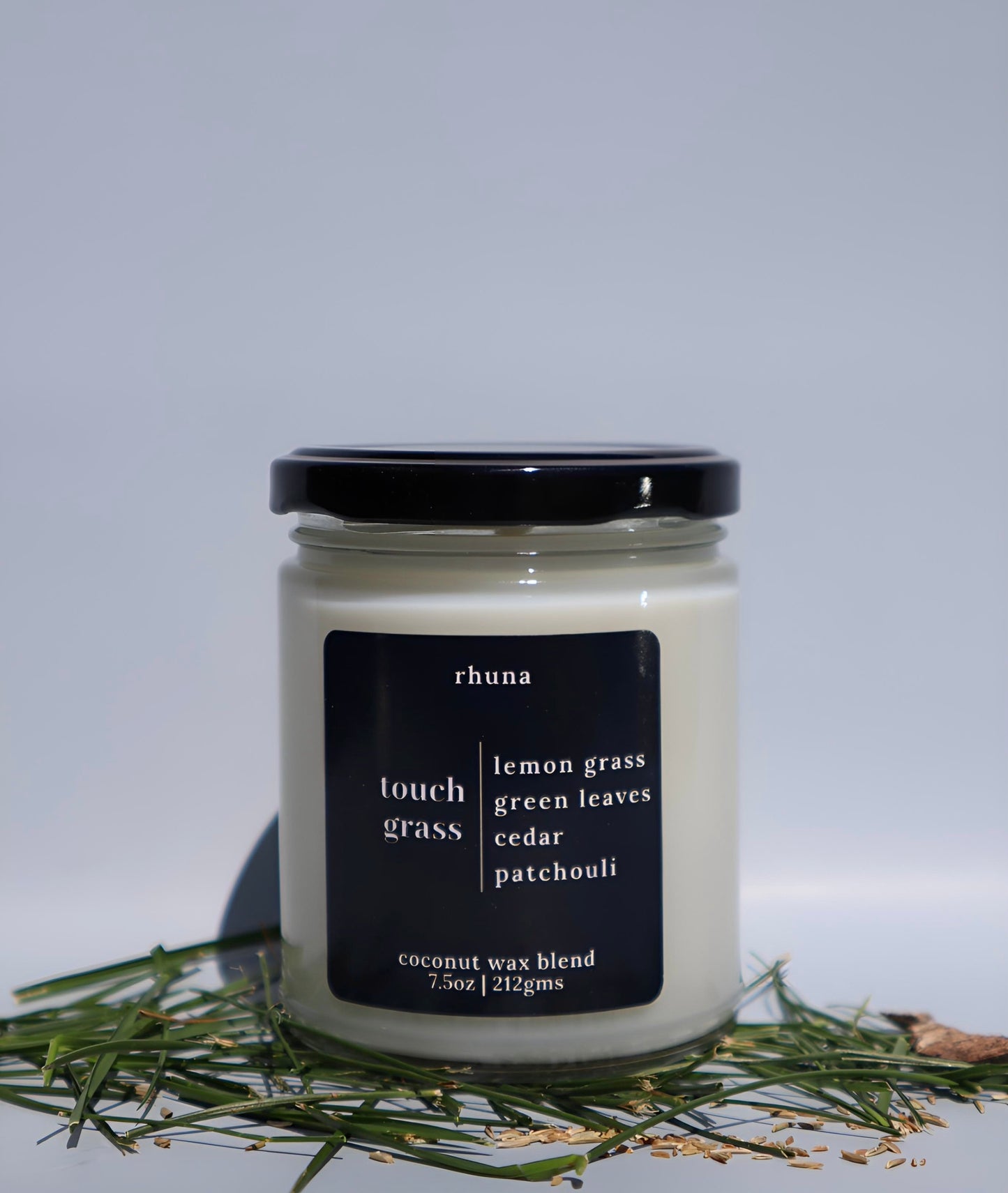 touch grass candle