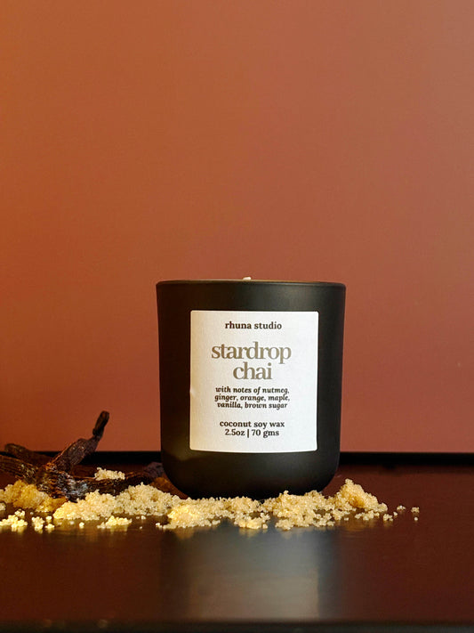 stardrop chai candle (new!)